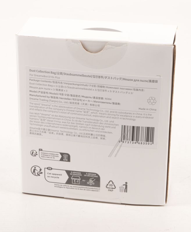 Dreame D10s Plus Staubbeutel 4 Liter (Original)