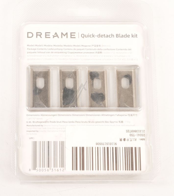 Dreame A1 Klingenset mit Schrauben (12er Pack) (Original)